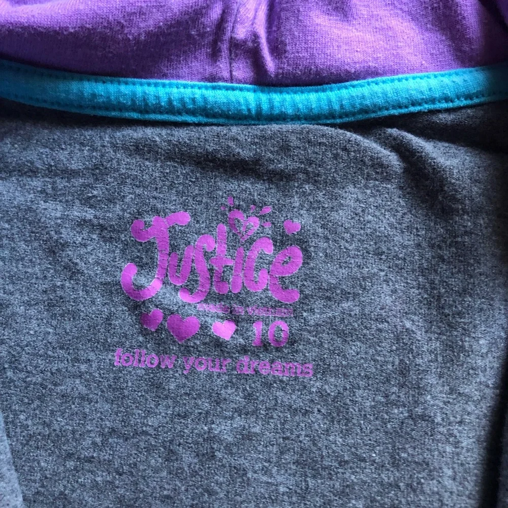 Justice hooded sweater